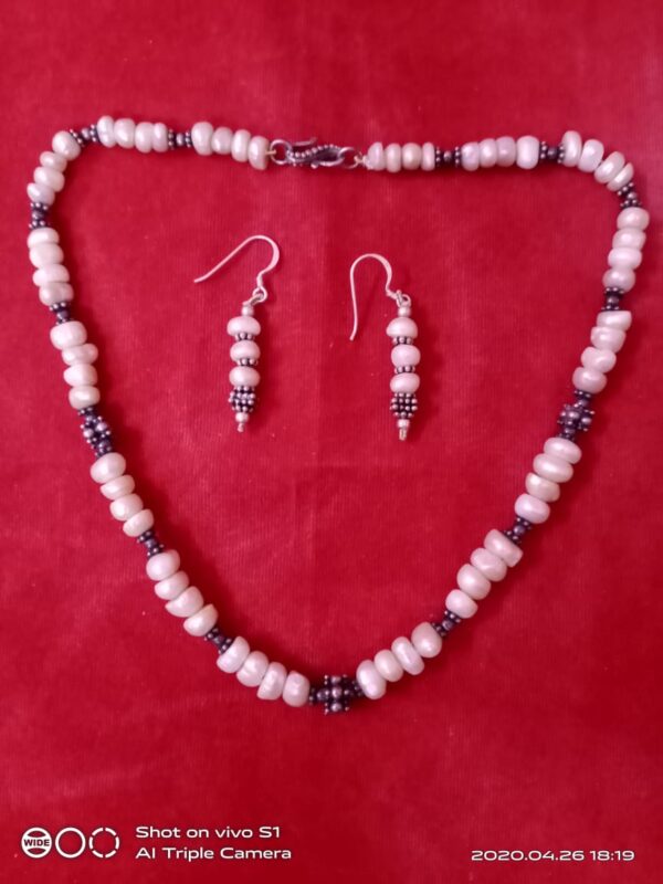 Silver Pearls with Silver Beads