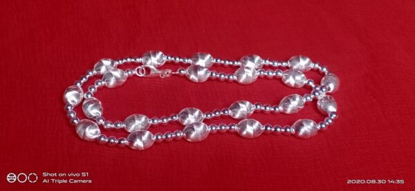 925 CNC Ball Women Neck Chains - Image 2